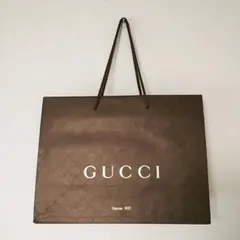 GUCCI ブラウン ショップ袋 大