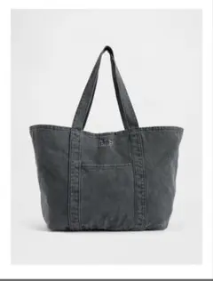 【新品未使用タグ付き】GAP ロゴトートバッグ ブラック