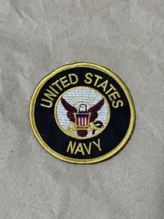 米軍実物　アメリカ海軍（United States Navy）刺繍　ワッペン