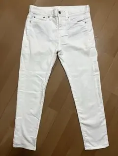 GU ホワイト スキニーデニム【ウエスト58】