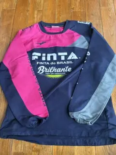 FINTA ピステ 長袖 ネイビー×ピンク
