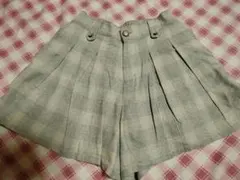 あったかチェックショートパンツ　アロー　М