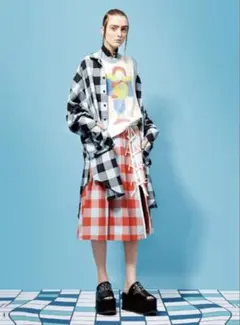 PAMEO POSE CASA VICENS PLAID SKIRT チェック