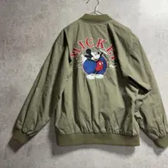 ロデオクラウンズ　RCWB　ディズニー　ミッキー背面刺繍ジャケット　MA-1のサムネイル