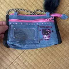 Hello Kitty デニム ペンケース ポーチのサムネイル
