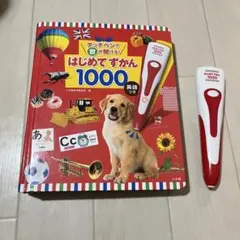 小学館 はじめてずかん 1000 英語 タッチペン付き 音声ペン 図鑑 子供