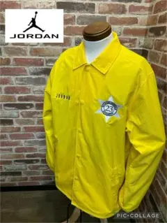 g☆エアジョーダン☆ 新品希少 ☆　ナイロンジャケット ☆ イエロー ☆y