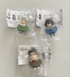 鬼滅の刃　キャラばんちょうこう　めじるし　マスコット　アクセサリー　3個セット