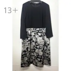 【新品】定価88,000円　レリアン　ワンピース　セレモニー　13＋　ブラック