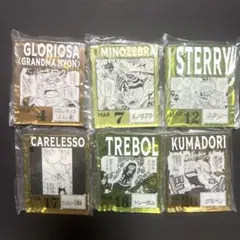 ワンピースBASE SHOPくじアクリルブロックチャーム６個セット