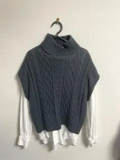 [archive] タートルニットベスト シャツ セット売り