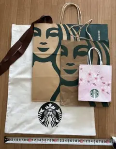 Starbucks ショップ袋 4点セット