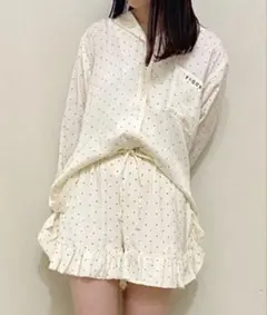 gelato pique ピローモチーフサテンシャツ F