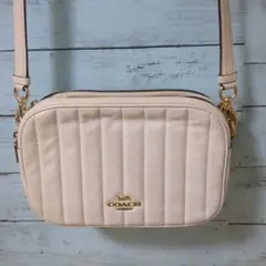 COACH キルティングショルダーバッグ ベージュ