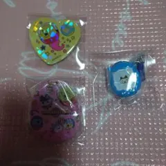 大たまごっち展　ハート型缶バッジ　ミラー　キーホルダー　3点