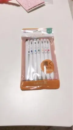 新品‼️SARASA ボールペン 0.4mm 7本セット
