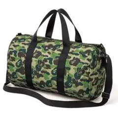 BAPE◆A BATHING APE／◆カモ迷彩ダッフルバッグ◆付録品ノベルティ BAPE 付録 A BATHING APE ボストンバッグ ショルダーバッグ 緑 - メルカリ