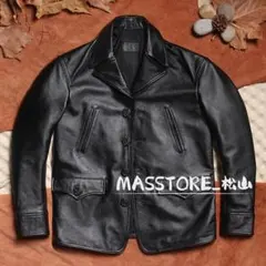 新品 メンズ 革ジャン レザージャケット 牛革 本革 ライダース M-5XL