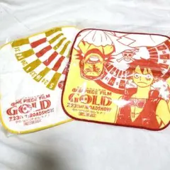 ONE PIECE FILM GOLD　タオルハンカチ　2枚　まとめ売り