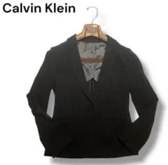 Calvin Klein ブラック テーラードジャケット　1B 背抜き　定番