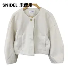 ノーカラーコートショート