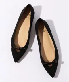 オデットエオディール フラットリボンシューズ