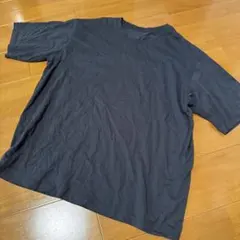 GU クルーネックTシャツ ネイビー XL