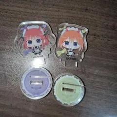 中野二乃 中野四葉 アクリルスタンド 五等分の花嫁 ちゅあスタ アクスタ