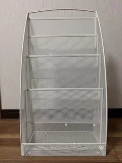 ニトリ マガジンラック【ホワイト】廃盤品