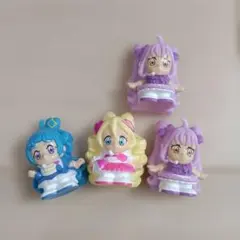 君とアイドルプリキュア　ソフビフィギュア　 4体セット　人形