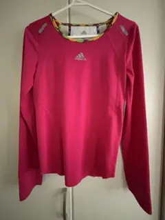 adidas ピンク 長袖 トップス