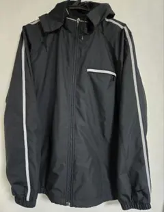 Nike ブラック ナイロンジャケット フード付き☆