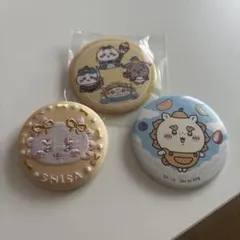 ちいかわ　缶バッチ　シーサー　３点セット