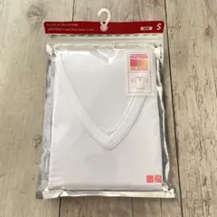 【新品】 UNIQLO ヒートテック VネックT(半袖) ホワイト S