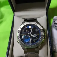 EDIFICE Bluetooth機能付きデジアナ腕時計