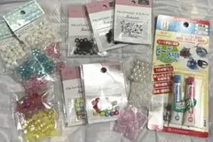 ビーズ　パーツ　クラフトボンド　色々セット