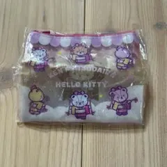 マツケンサンバ ハローキティ クリアラメポーチ