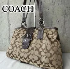 美品 COACH シグネチャー 2wayハンドバッグ トート F17402