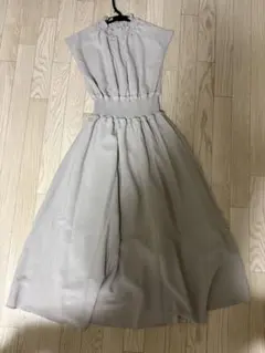 NICOLE white ロングワンピース