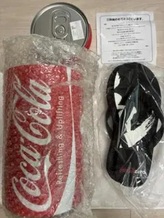 [未使用]コカ・コーラ ハッピーサマーキャンペーン ビーチサンダル（黒）のサムネイル