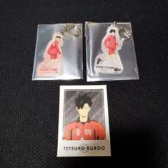 ハイキュー!! 全国遠征ポップアップストア アクキー ステッカー 黒尾 孤爪