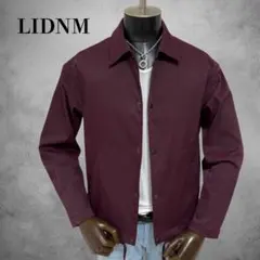 LIDNM コーチジャケット　シャツジャケット　ライトアウター　ゲンジブランド