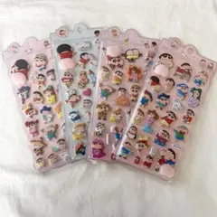立体 お尻 ぷにぷにシール 4枚セット クレヨンしんちゃん