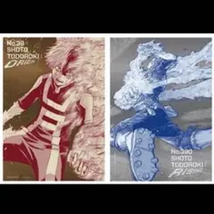 僕のヒーローアカデミア 原画展 A2アートポスター2枚セット 轟焦凍