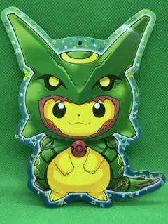 タグのみ ポケモンセンター レックウザのポンチョを着たピカチュウ