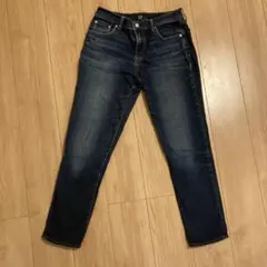 GAP GIRLFEND ダークブルーストレートデニム 4/27
