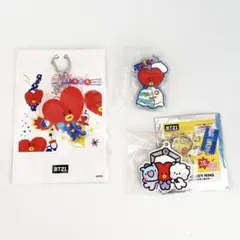 【BT21】MUSEUM ポストカードキーチェーン＆キーホルダー　TATA