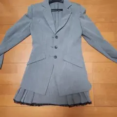 グレー スカートスーツ テーラードジャケット