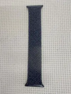 Apple 純正 ブレイテッドソロループバンド45mm ブラックユニティサイズ5