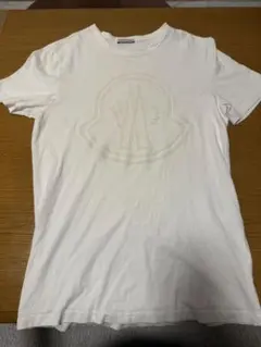 MONCLER エンボスロゴ Tシャツ ホワイト XS - メルカリ